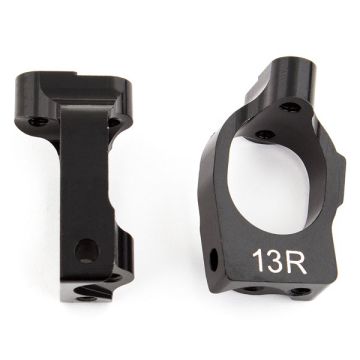 Team Associated B64 Aluminum Caster Blocks, 13 Deg. (AS92030)