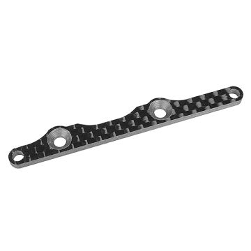Corally Rear Wing Bulkhead Plate FSx10 Graphite 2.5mm 1 Pc (C-00120-009)