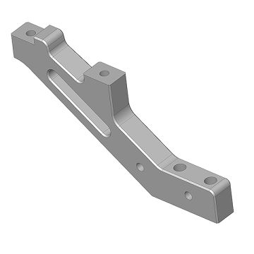 Corally Chassis Brace Xtr Front Aluminium - Titanium (C-00180-670)