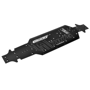 Corally Chassis Lwb SwiSS 7075 T6 3mm Hard Black (C-00180-678)