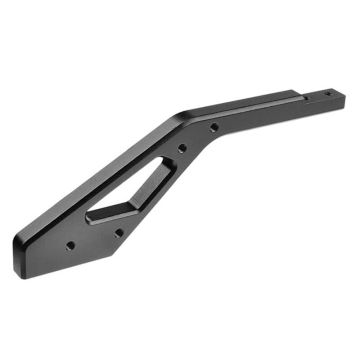 Corally Chassis Brace Asuga Xlr Front SwiSS Made 7075 T6 3mm Hard Anodised Black (C-00180-866)