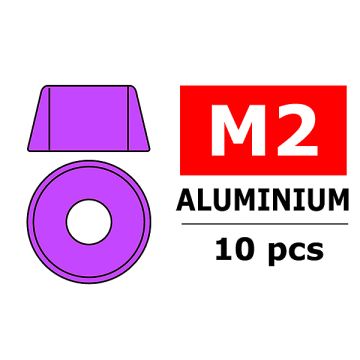 Corally Aluminium Washer For M2 Socket Head Screws O (C-3214-20-2)