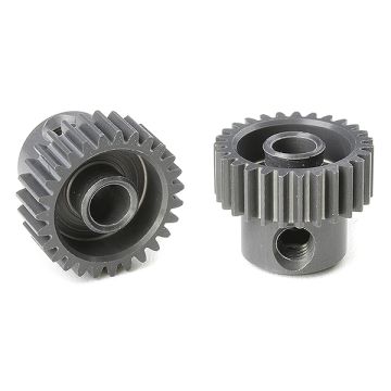Corally 64 Dp Pinion Short Hard Anodised Al7075 27 Teeth Shaft Dia. 3.17mm (C-70327)
