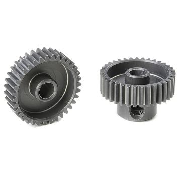 Corally 64 Dp Pinion Short Hard Anodised Al7075 35 Teeth Shaft Dia. 3.17mm (C-70335)