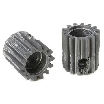 Corally 48 Dp Pinion Short Hard Anodised Al7075 14 Teeth Shaft Dia. 3.17mm (C-70414)