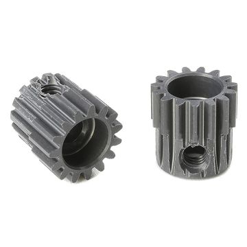 Corally 48 Dp Pinion Short Hard Anodised Al7075 15 Teeth Shaft Dia. 3.17mm (C-70415)