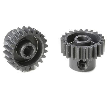 Corally 48 Dp Pinion Short Hard Anodised Al7075 21 Teeth Shaft Dia. 3.17mm (C-70421)