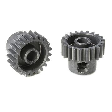 Corally 48 Dp Pinion Short Hard Anodised Al7075 22 Teeth Shaft Dia. 3.17mm (C-70422)