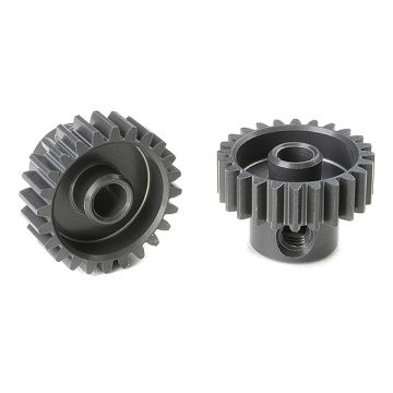 Corally 48 Dp Pinion Short Hard Anodised Al7075 24 Teeth Shaft Dia. 3.17mm (C-70424)