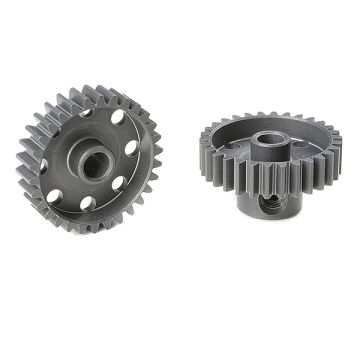Corally 48 Dp Pinion Short Hard Anodised Al7075 30 Teeth Shaft Dia. 3.17mm (C-70430)