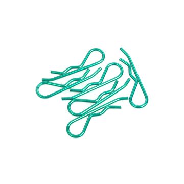 Core RC Body Clip 1/8 - Metallic Green (6) (CR096)
