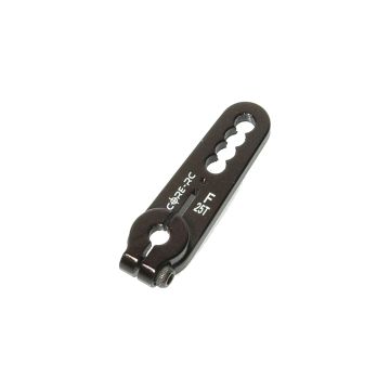 Core RC Alloy Servo Arm; Futaba Black (CR117)