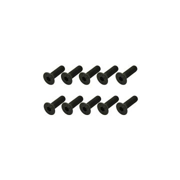 Core RC Steel Csk Hex Screws M3 x 10 pk10 (CR347)