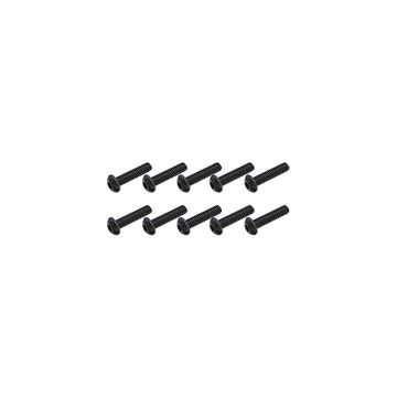 Core RC Steel Button Head Hex Screws M2.5 x 10 pk10 (CR360)