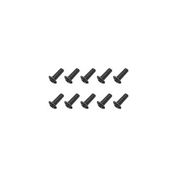 Core RC Steel Button Head Hex Screws M3 x 6 pk10 (CR362)