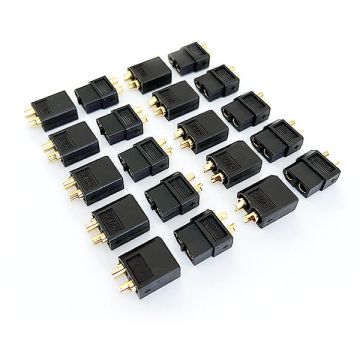 Etronix XT-60 Connector (Male/Female) 10 Pck Black (ET0797BK)
