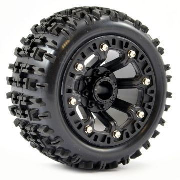 Fastrax 1:16 Jigsaw Mounted 8-Sp Black (Revo/Summ/Sav Xs ) (FAST1300B)