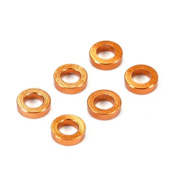 Fastrax M3 Flat Washer Gold 1.5mm (6) (FAST142-3-G)