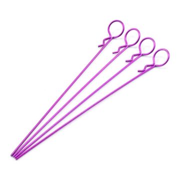 Fastrax Small Metallic Purple Long Body Pin 1:10th (FAST208MP)