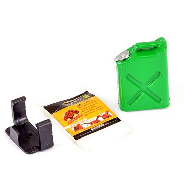 Fastrax Painted Fuel Jerry Can & Mount - Green (FAST2326G)