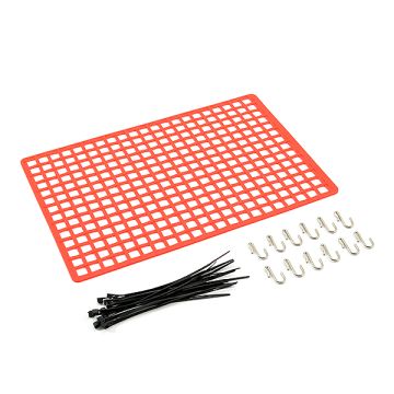 Fastrax Scale Rubber Net 22cm X 14.5cm Red (FAST2370R)