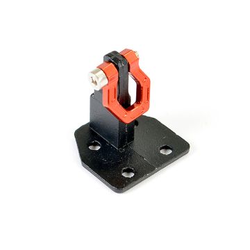 Fastrax Deluxe Aluminium Bumper Mount Plate & Shackle Red (FAST2392R)