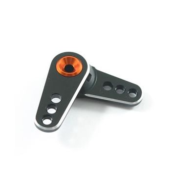 Fastrax 25T Black Aluminium 4-In-1 Servo Horn (Savox/Fut) (FAST319B)