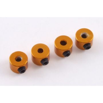 Fastrax Aluminium Collets (4) Gold (FAST34G)