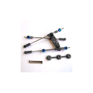 Fastrax Pre-Assembled Throttle/Brake Linkage Set Black (FAST440BK)