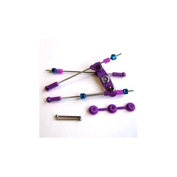 Fastrax Pre-Assembled Throttle/Brake Linkage Set Purple (FAST440P)