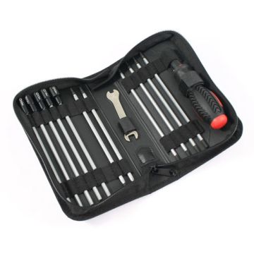 FASTRAX 19-in-1 Tool Bag 3xSlot, 3x PH 6xHex, 4xNut 1x 5/8mm Wrench (FAST607)