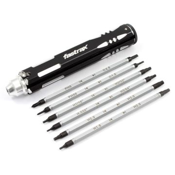 Fastrax 12-Size Multi Driver Set 2Xph 2Xslot 8Xmetric/Imperial Hex (FAST608)