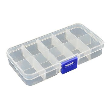 Fastrax Parts Box 130mm x 68mm - 10 Sections (FAST676-F)