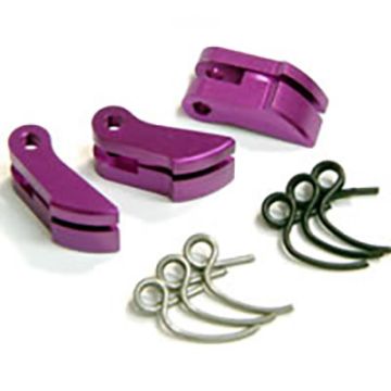 Fastrax Purple Heavy Aluminium Clutch Shoe (Inc 1.0 & 1.1mm Springs) (FAST900)