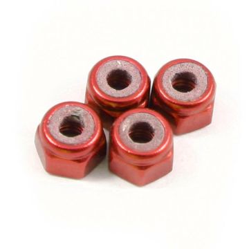 Fastrax M3 Red Locknuts (FASTM3R)