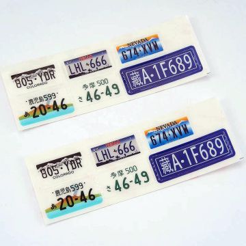 FMS FCX10 11042 Logo And License Plate (FMS-C3712)