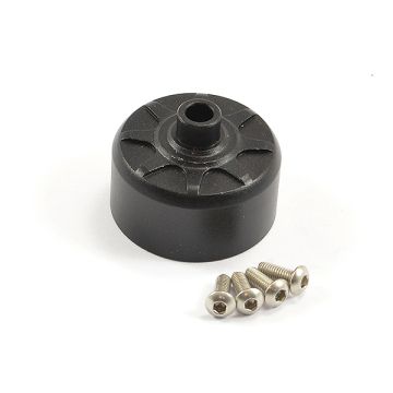 Fastrax Arrma Alu Front/Rear Diff Case - Kra/Sen/Out (FTAR013BK)