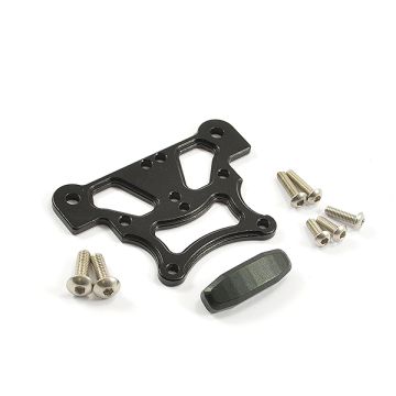 Fastrax Arrma Alu Front Top Plate - Kra/Sen/Typ (FTAR015BK)