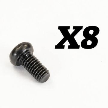 FTX Rokatan Round Head Cross Screw M3X6 (FTX10182)