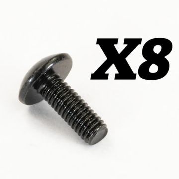 FTX Rokatan Dome Head Cross Screw M3X8 (FTX10202)