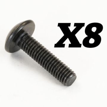 FTX Rokatan Dome Head Cross Screw M3X12 (FTX10204)