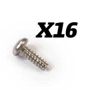 FTX Button Head Self-Tapping 2X6mm Screws (FTX10355)