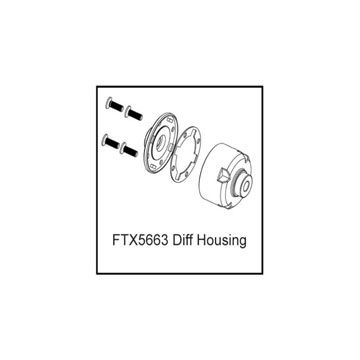 FTX Differential Housing (Rampage/Outrage) (FTX5663)