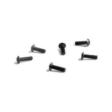FTX Button Head Hex Screw 6pcs M3 X 10 (FTX6526)