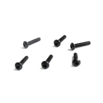 FTX Button Head Hex Screw 6pcs M3*14 (FTX6528)