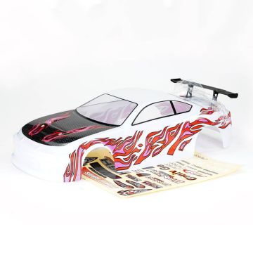 FTX Banzai Pre-Painted Body Shell W/Decals & Wing - White (FTX6596W)