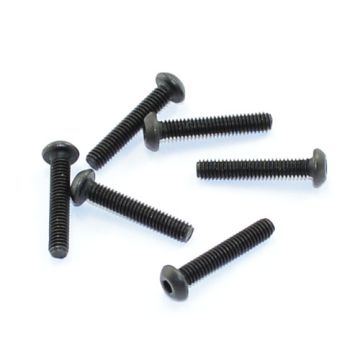 FTX Colt Button Head Hex Screw M2.5*14 6pcs (FTX6877)
