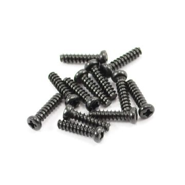 FTX Round Head Self Tapping Screw 2.6 X 10mm (12) (FTX7288)