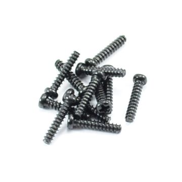 FTX Round Head Self Tapping Screws 2.6 X 12mm (12) (FTX7295)