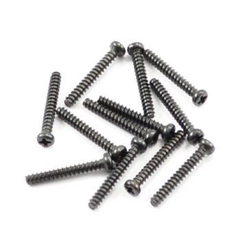 FTX Round Head Self Tapping Screws 2.6 X 18mm (12) (FTX7296)